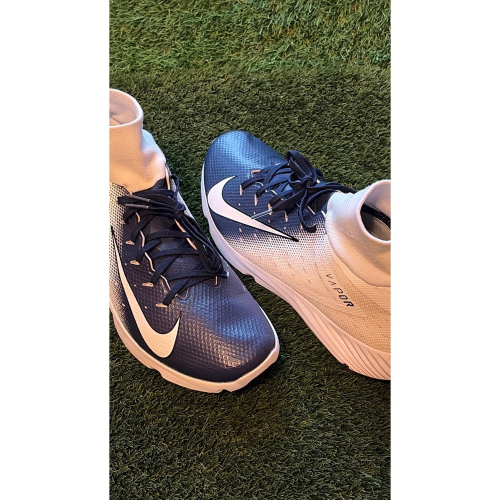 Nike Vapor Untouchable Pro Turf Mens 13 Navy Blue White Lunarlon
